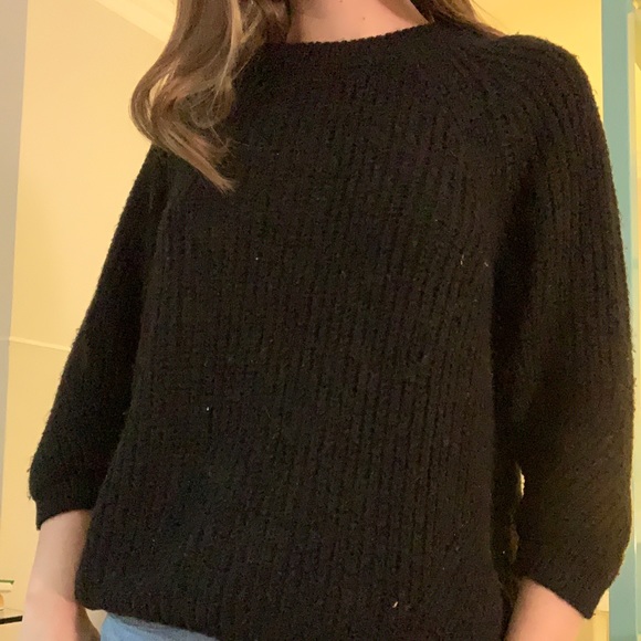 Zara black knit sweater - Picture 2 of 4